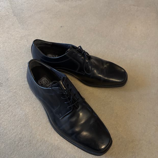 Hawkins ICE-TECH 남성용 블랙 드레스 슈즈