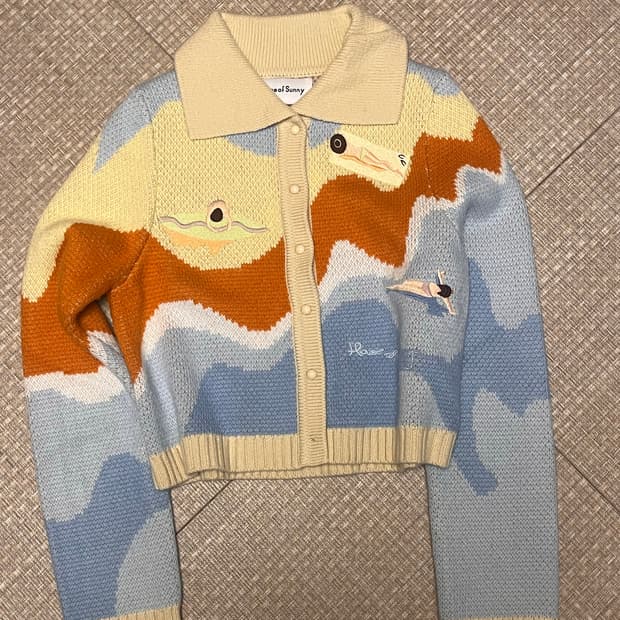 하우스오브써니 수비니어 니트 가디건 UK8 S사이즈