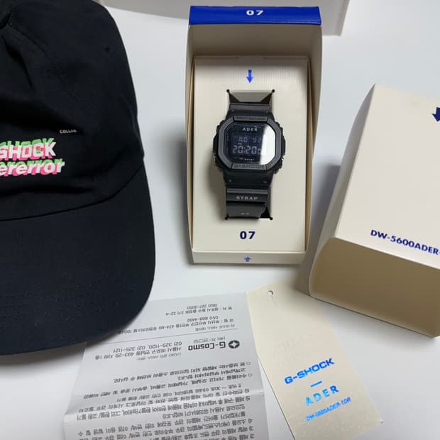G-SHOCK 지샥 아더에러(DW-5600)+모자