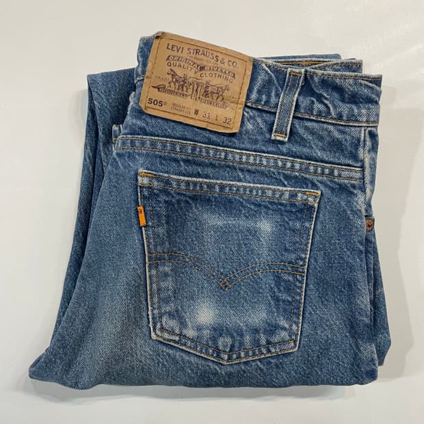 리바이스 505 데님팬츠