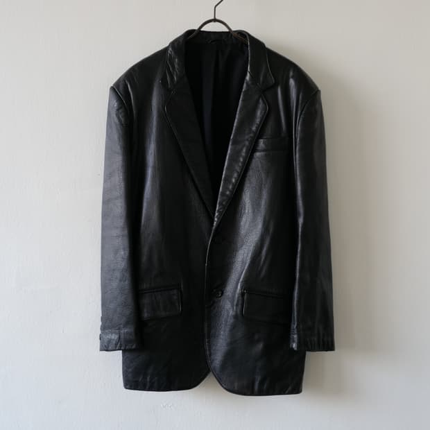 yohji yamamoto 80-90’s leather jacket 