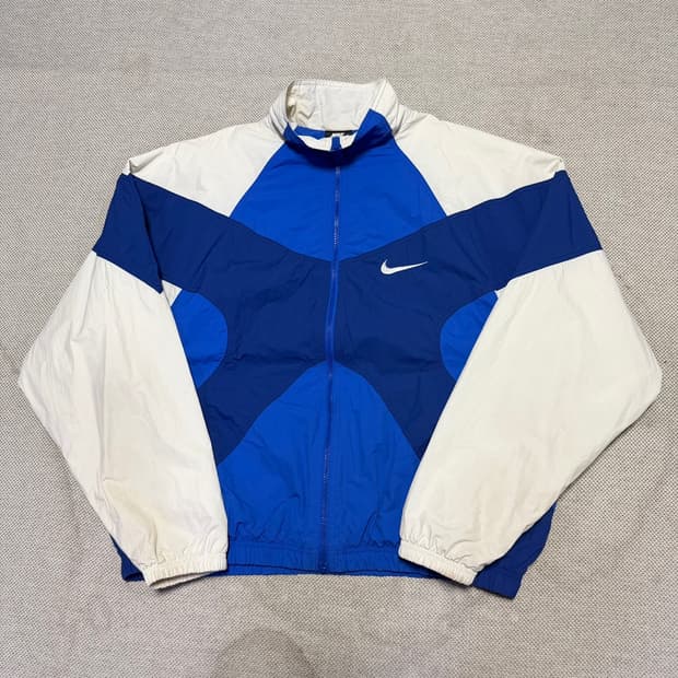 나이키 리이슈 빅로고 우븐 자켓