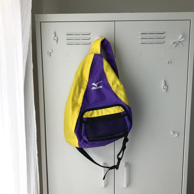 미즈노 배색 가방 터틀백