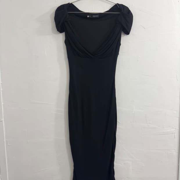 dsquared2 drape dress