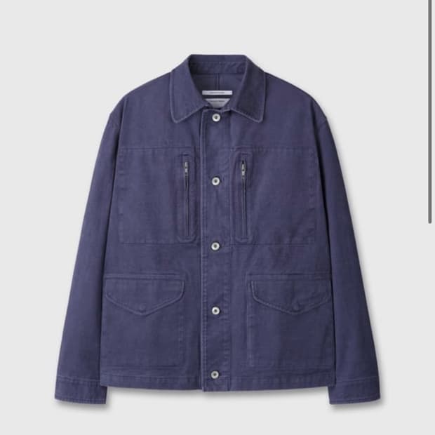 (구매) Epicenter tourist 빈티지 워시드 워크 자켓 블루