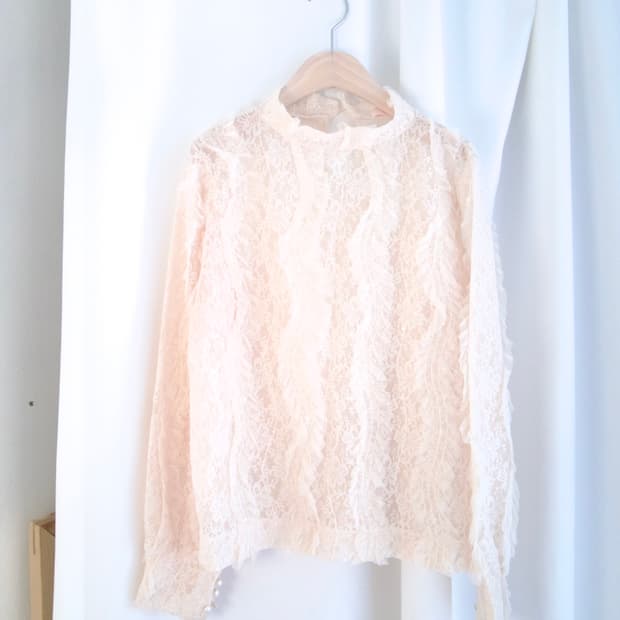 lace jacquard shirts