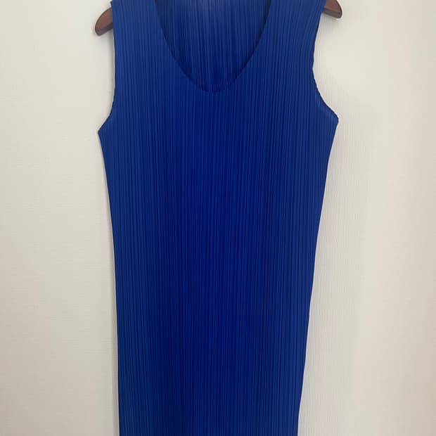 이세이미야케 플리츠플리즈 롱민소매셔츠 원피스