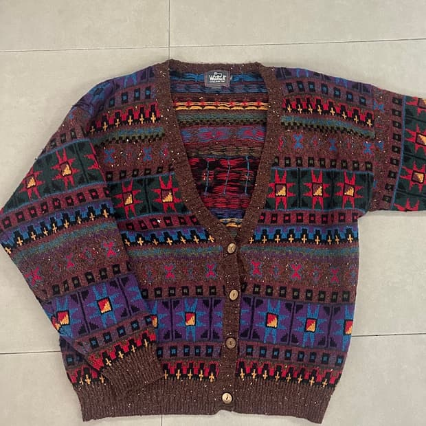 Woolrich handframed 가디건 XL