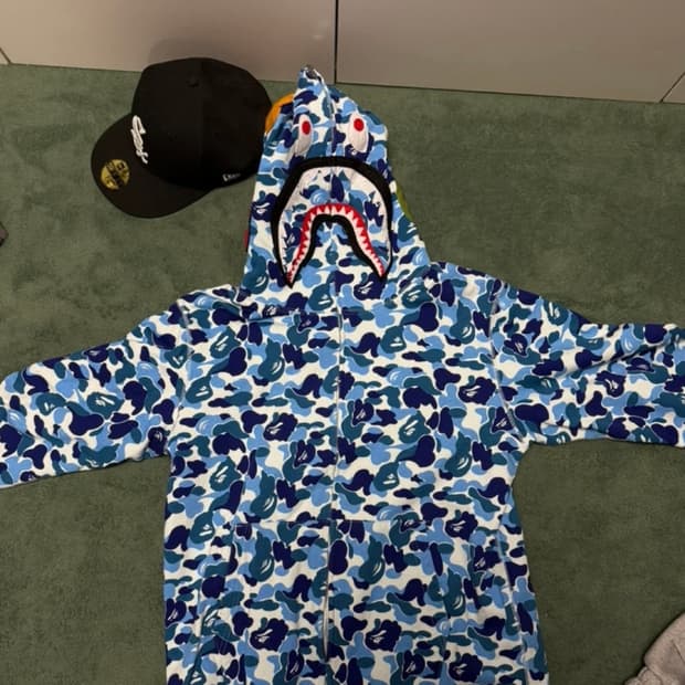 베이프 청계 샤크 후드집업XL