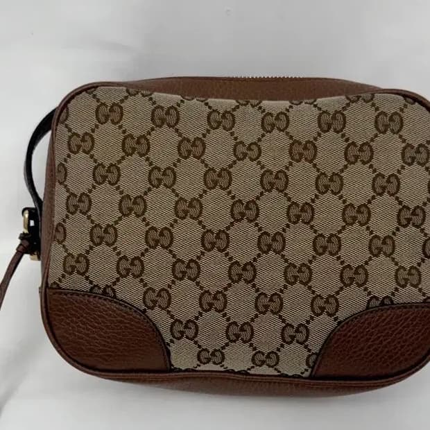 구찌 GG 캔버스 디스코백 크로스백 정품