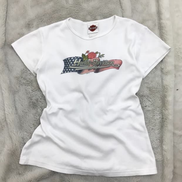 Harely Davidson Printing T-shirt