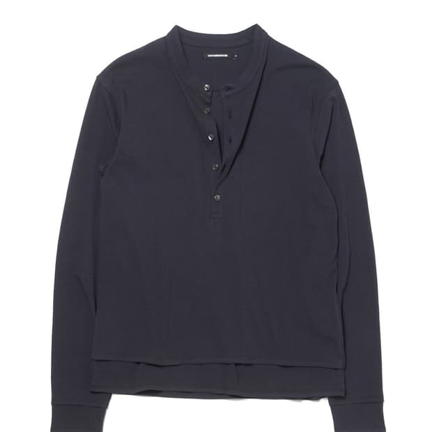 해칭룸 듀얼 프론트 티 dual front tee 블루차콜 3