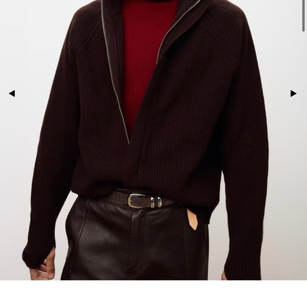 토니웩 메리노울 집업니트 가디건 XL 새상품 판매