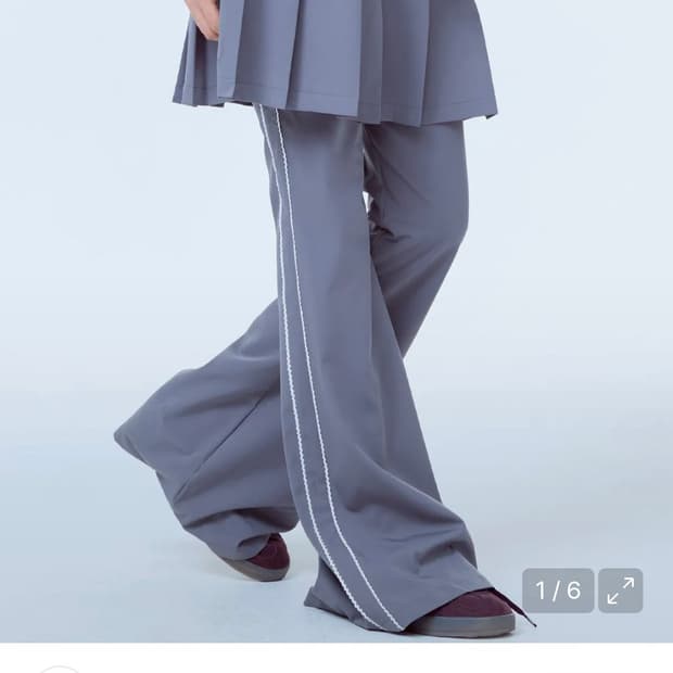 러브이즈트루 PA PLEATED SKIRT PANTS (M)