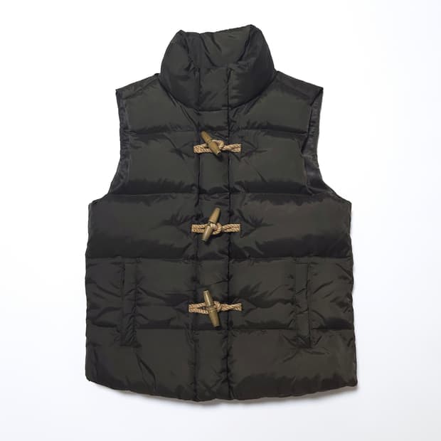 폴로 데님앤서플라이 다운 더플 패딩 베스트 조끼