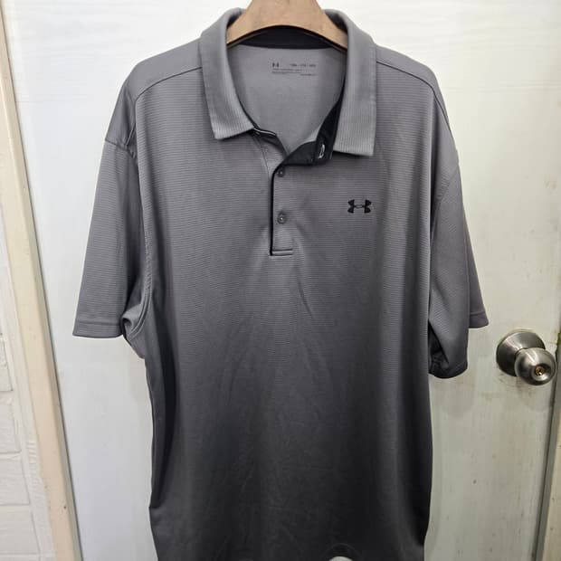 3XL,115 )) UNDER ARMOUR 언더아머 카라 반팔티셔츠!