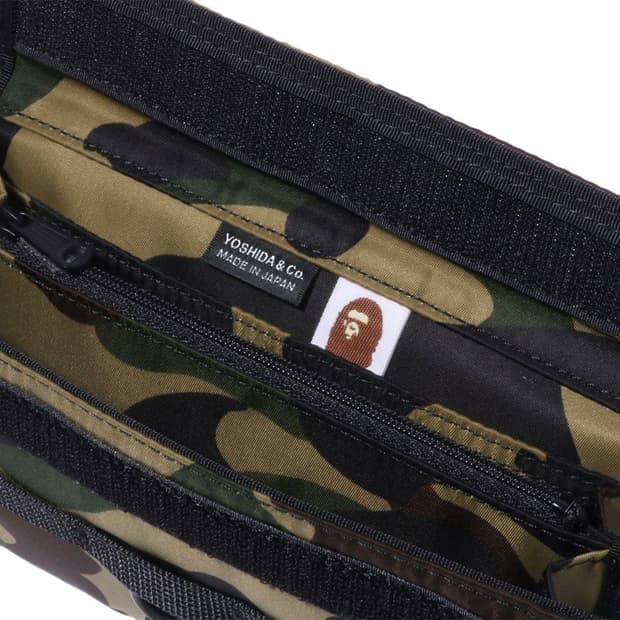 BAPE x Porter 1st Camo Long Wallet Green
