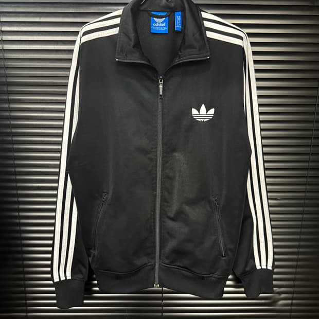 아디다스 구 파이어버드 져지 저지 트랙탑 집업 M 95 나우아임영 검흰