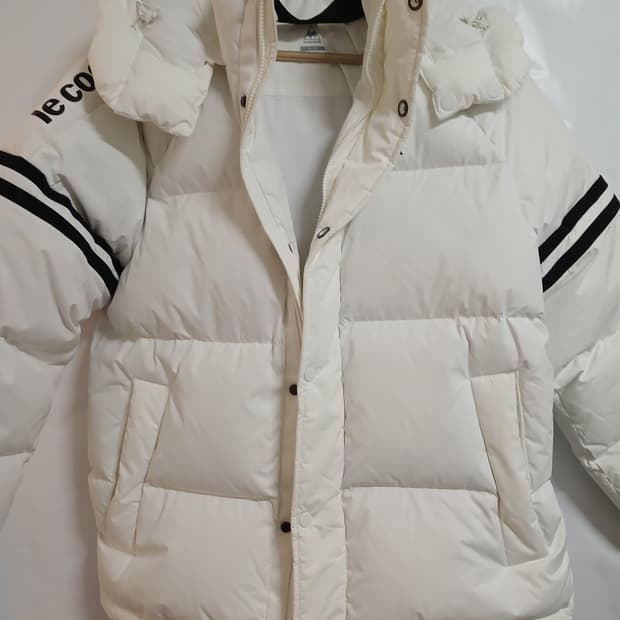 (105)르꼬끄 남녀공용 선데이 하프 구스다운 화이트