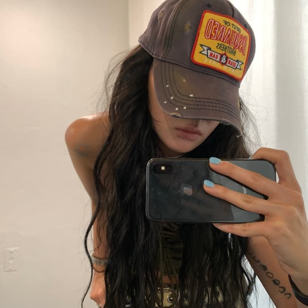 DSQUARED2 Distressed Patch Cap