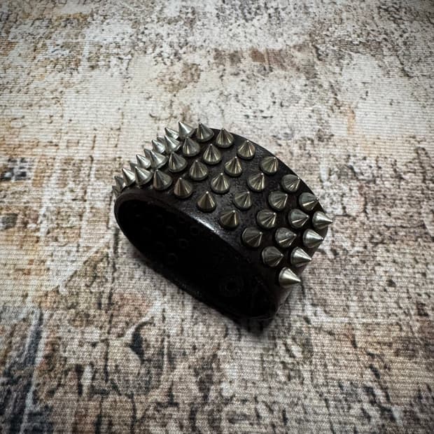 vintage punk-studded bracelet