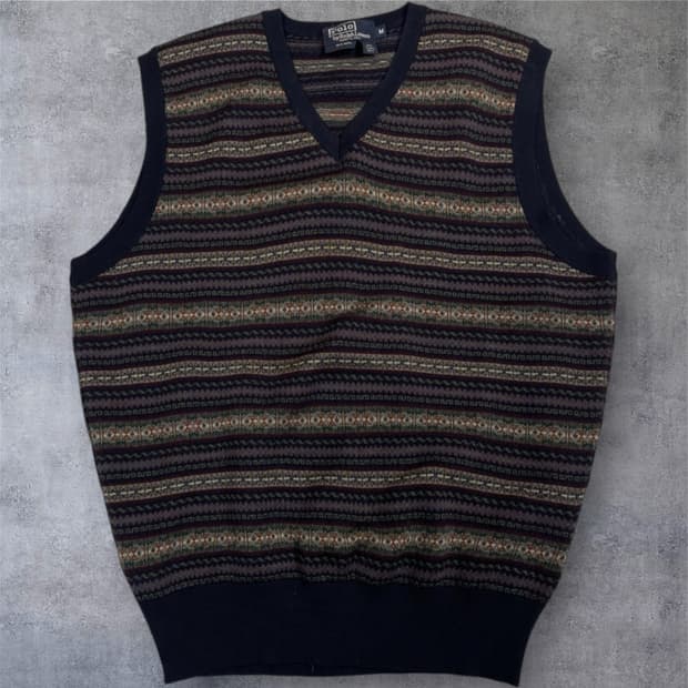 폴로 랄프로렌 페어아일 스웨터 베스트 조끼 M(100)