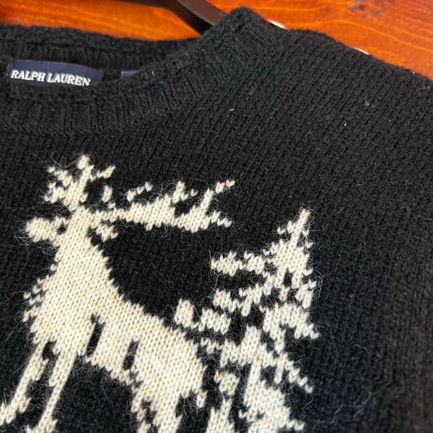 랄프로렌 사슴니트