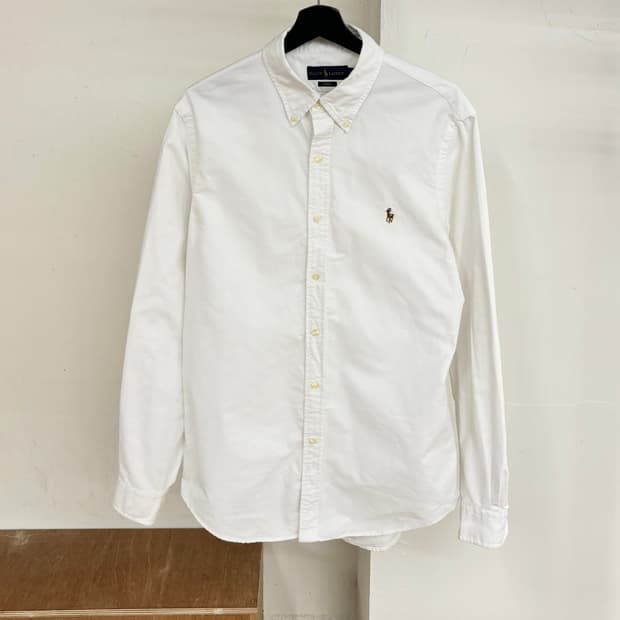 랄프 로렌 화이트 옥스퍼드 셔츠