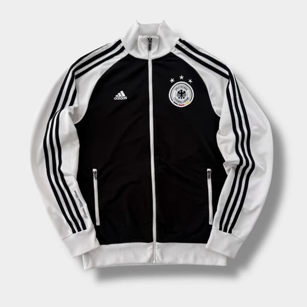 아디다스 루즈핏 독일 국대 흰검 트랙 져지