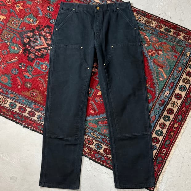 OG USA Made 칼하트 B01 더블니 블랙 칼하트 썩블니 좀비