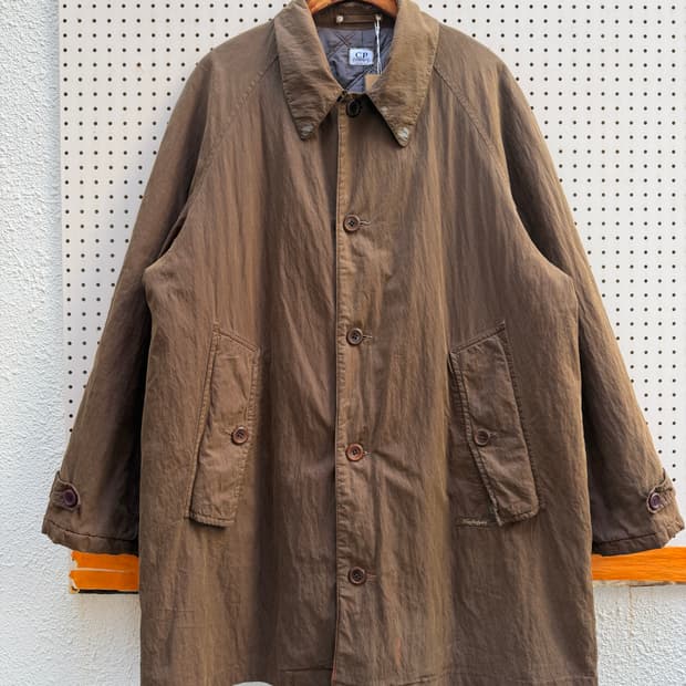 1990s C.P.COMPANY TRAFALGAR 씨피 왁스코튼 맥코트