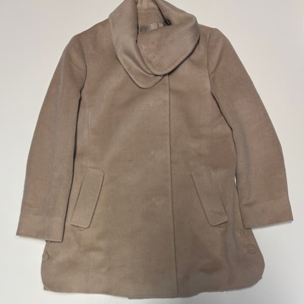 여성 닥스 daks 알파카 울 코트 베이지