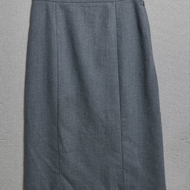 38사이즈) COS 코스 그레이 울혼방 스커트