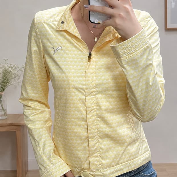퓨바 노랑 바람막이