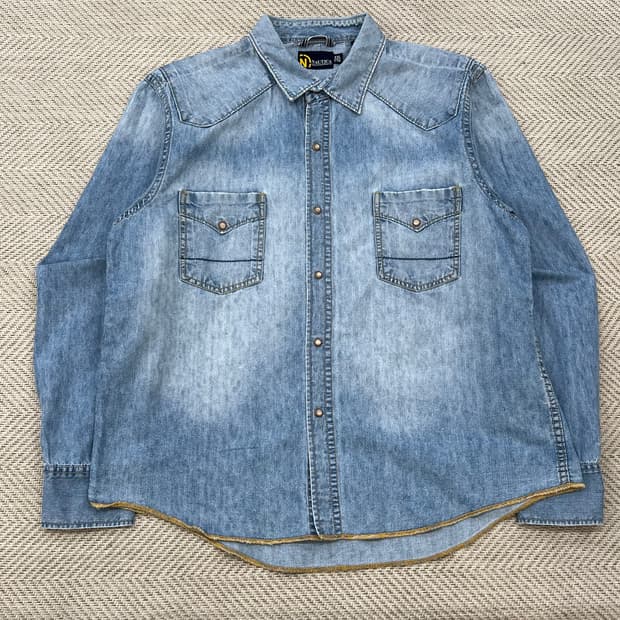 노티카 워크 데님 셔츠 r3352