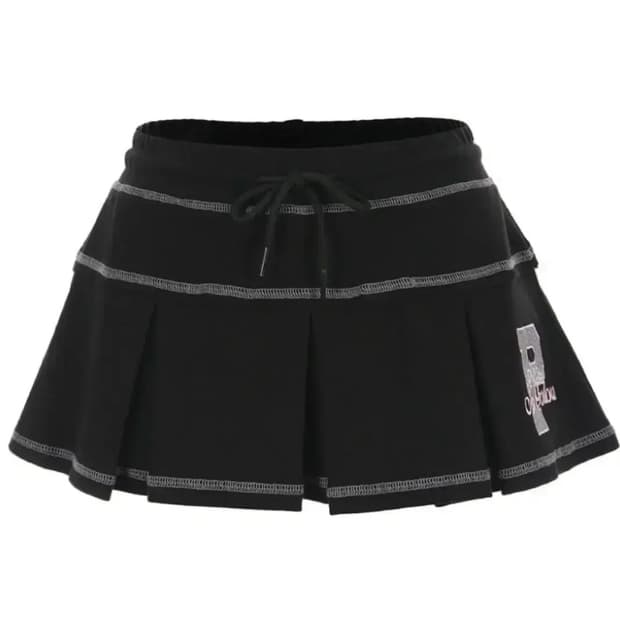 플리즈노팔로우 낸시 스커트 블랙