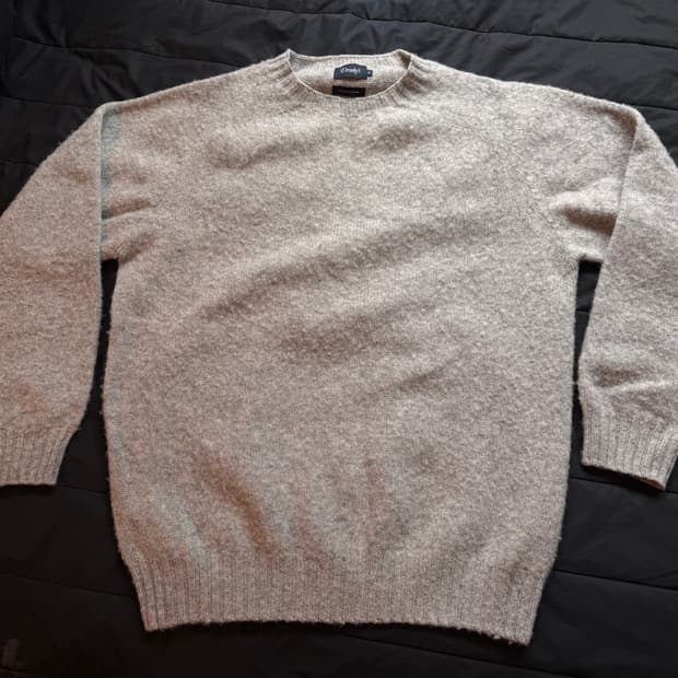 드레익스 Drakes 쉐기독 셔틀랜드울 니트