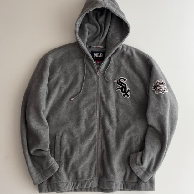 MLB 시카고 화이트삭스 플리스 후드 자켓 100