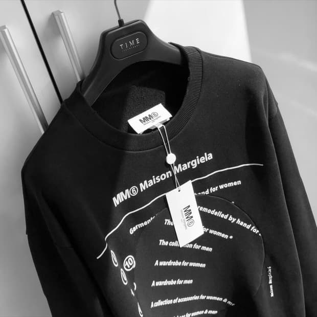 메종 마르지엘라 절개 맨투맨