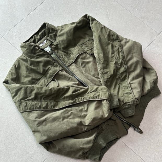 ETCE Vintage washed 봄버자켓