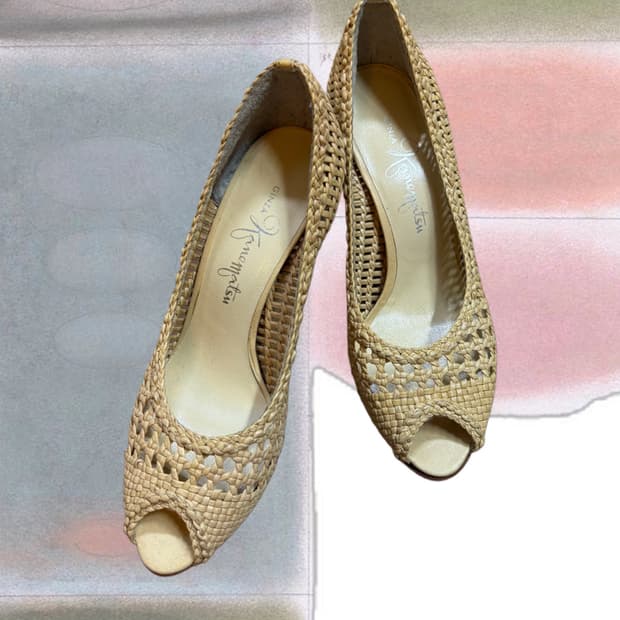 GINZA Kanematsu 빈티지 펌프스 힐 230