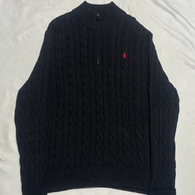 🫶🏻 폴로랄프로렌 블랙 하프집업 니트 🫶🏻