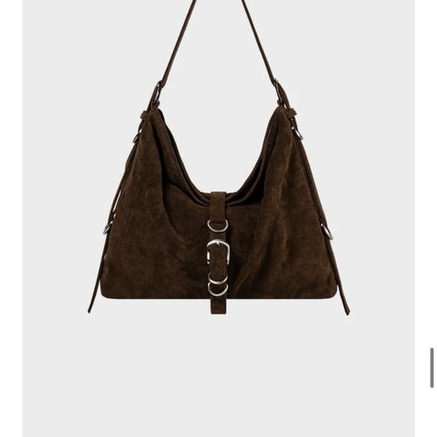 기호 스웨이드 백