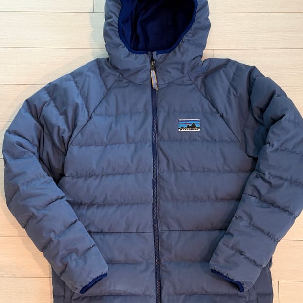 파타고니아 50주년 코튼다운 커런트블루