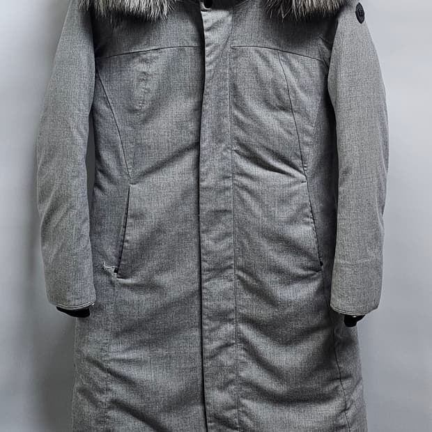 코오롱 실버폭스 구스다운 패딩코트 85