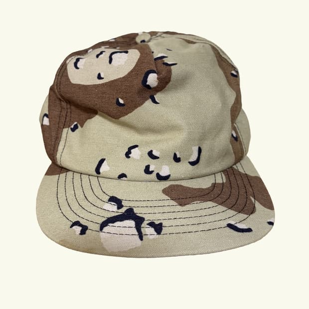 80s Desert Camo 5 Panel Cap