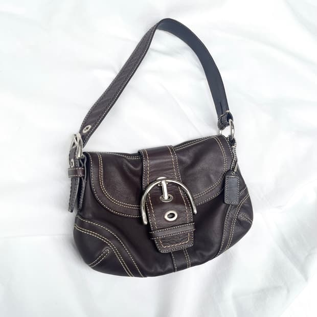 Coach vintage buckle bag