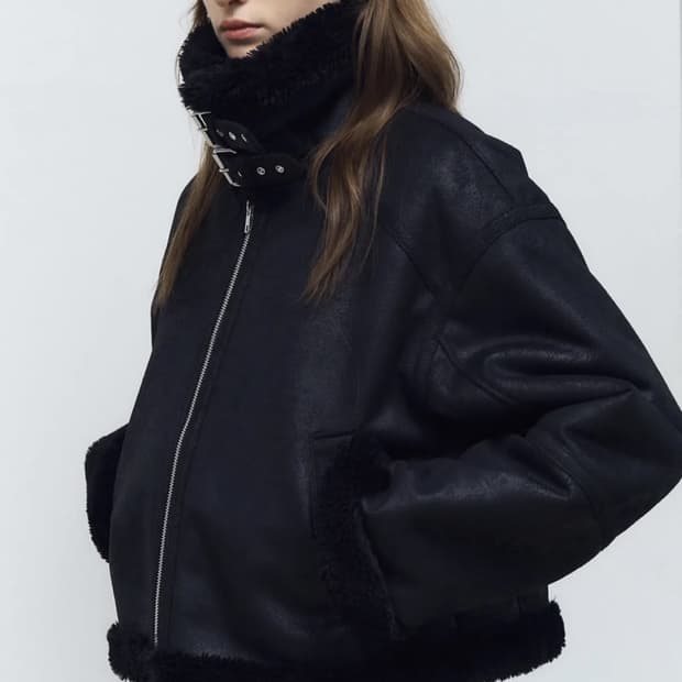 도프셉 Basic Crop 무스탕