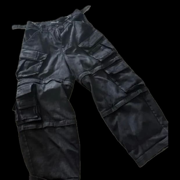 프로젝트gr 컨버터블 카고 팬츠 ( Black)