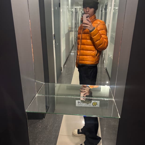돌체앤가바나 recco 디디쉘 패딩 오렌지